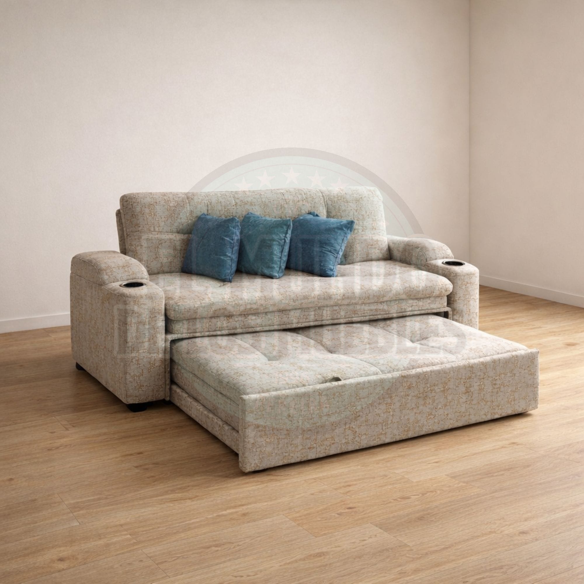 SOFÁ CAMA PORTA VASOS